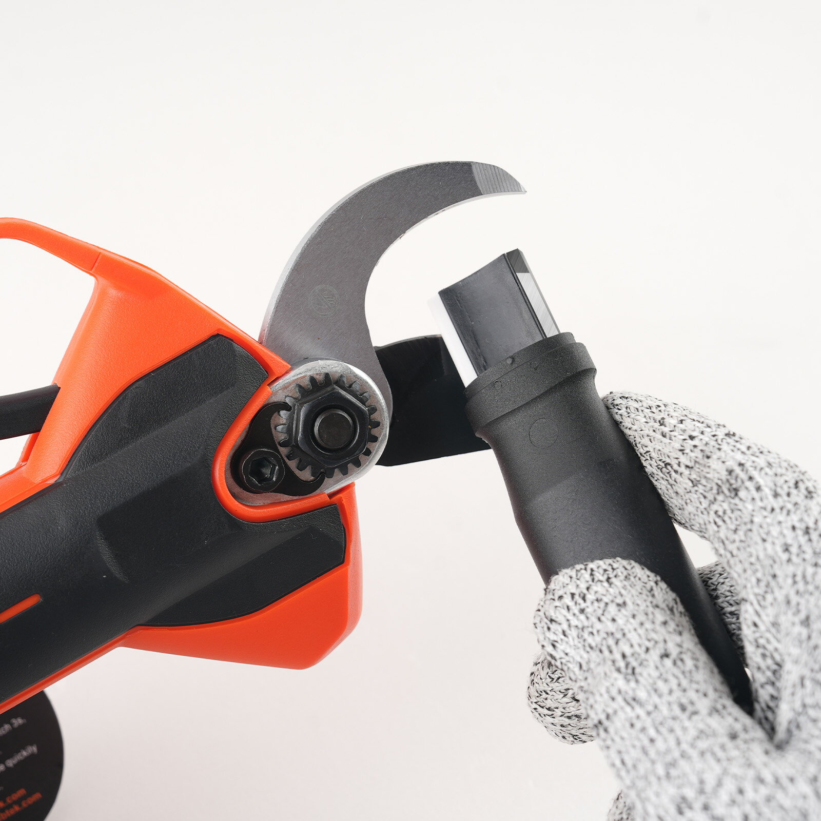 Kebtek 刃研ぎ用 両面砥石 電動剪定鋏用 剪定はさみ 研磨用砥石 両面研磨設計 保護キャップ付き 携帯便利 刃のメンテナンス...