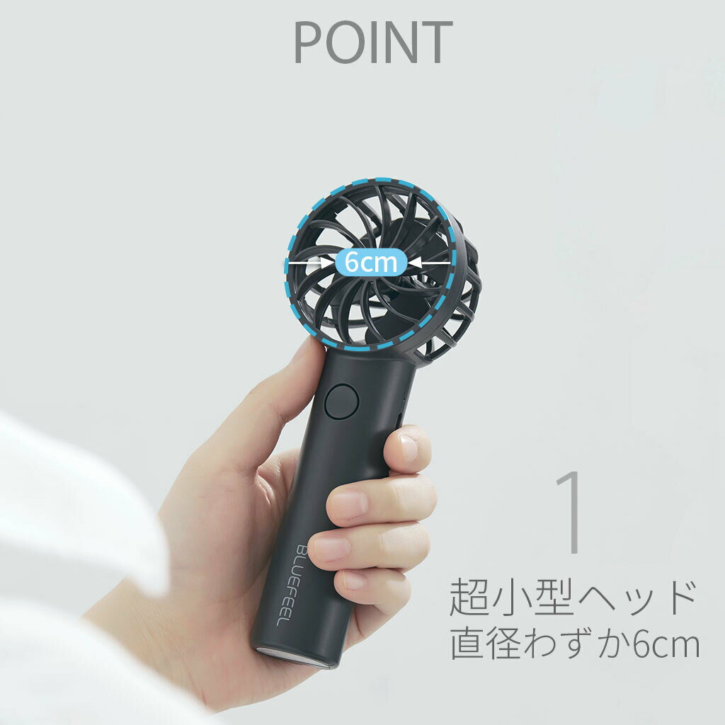 扇風機ハンディファンおしゃれかわいい韓国ハンディファン携帯扇風機手持ち扇風機強風BLUEFEELPRO+超小型ヘッドポータブル扇風機最大24時間省エネusb充電ハンディ扇風機充電式コンパクトストラップスタンド持ち運び熱中症対策ピンクミント-ROA2