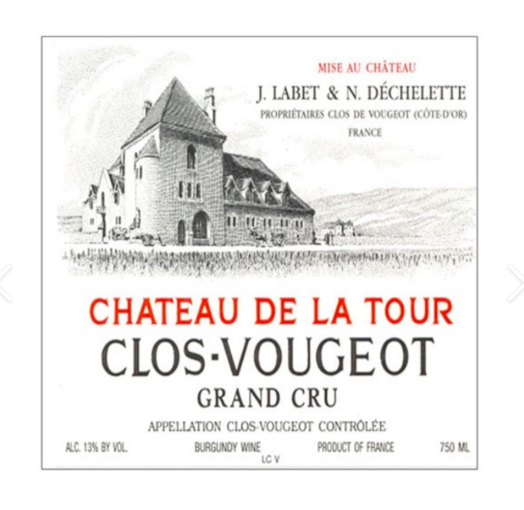 2008 シャトー ド ラ トゥール クロ ヴージョ CHATEAU DE LA TOUR CLOS VOUGEOT