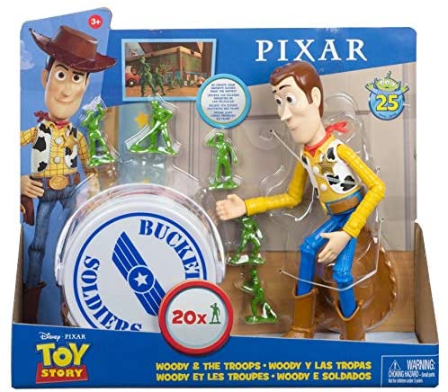 トイストーリー ウッディ＆バケツソルジャーセット Pixar Disney Toy Story Woody The Troops 2-Pack 宅急便