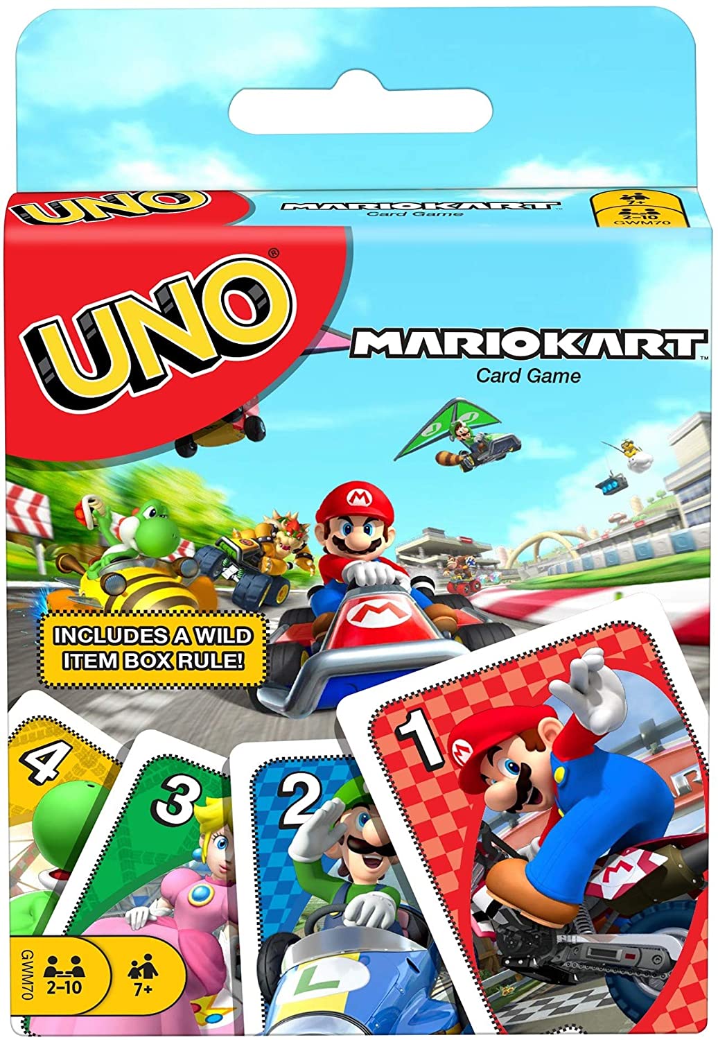 マリオカート UNO ウノ 日本未発売品 Mattel Games UNO Mario Kart Card Game ネコポス便は送料無料