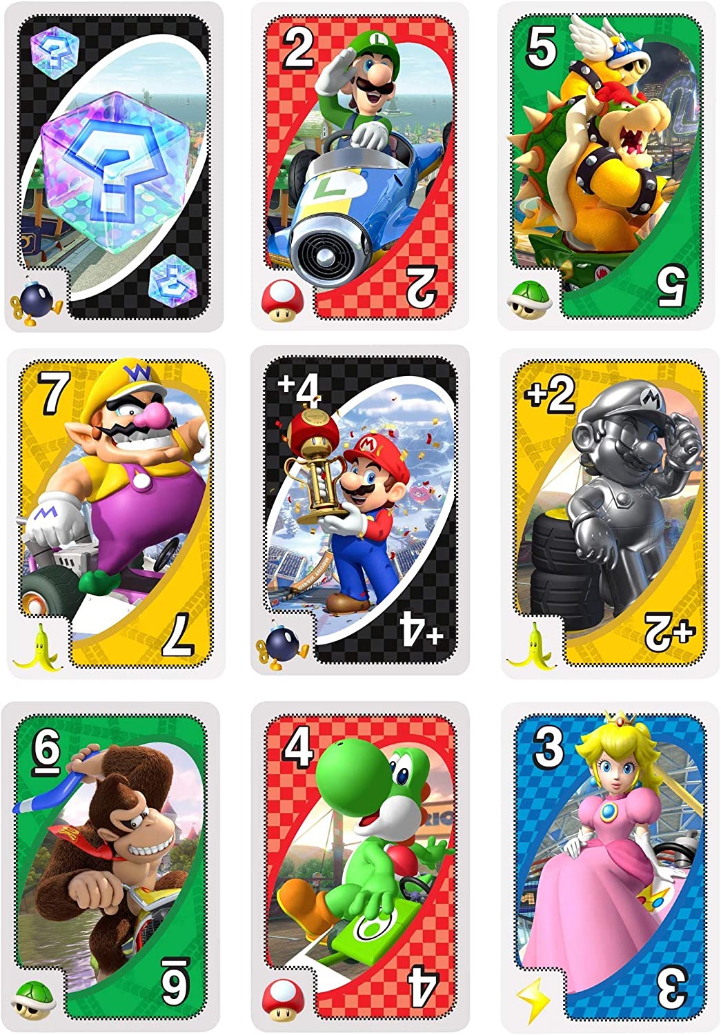 マリオカート UNO ウノ 日本未発売品　Mattel Games UNO Mario Kart Card Game 2