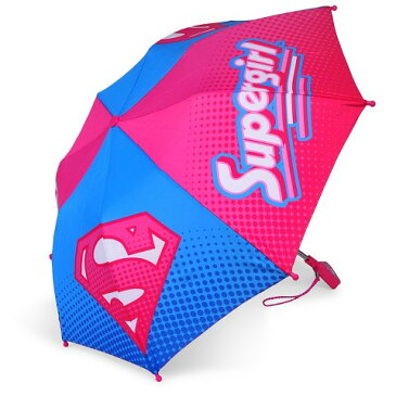 【宅配便送料無料】スーパーガール 子供用折り畳み傘キッズ折りたたみ傘