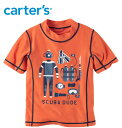 carter's カーターズ ラッシュガード 男の子用　水着　半袖ラッシュガード、 子供　キッズ　ベビー　半袖　ネコポス便は送料無料