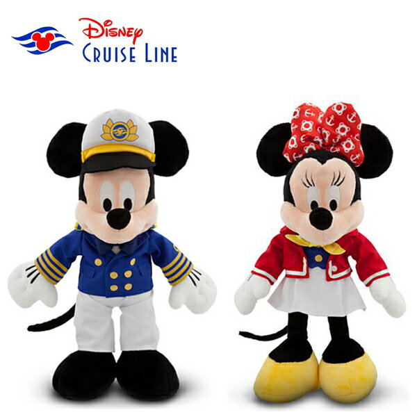 超激レア！Disney cruise line限定商品ミッキーマウス/ミニーマウスぬいぐるみ　宅急便送料無料