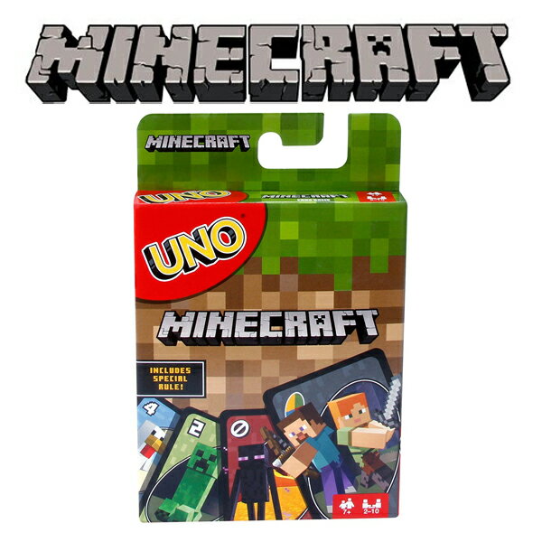 乐天商城 - マインクラフト カードゲーム UNO ウノ 【日本未発売品】