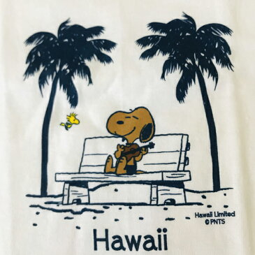 【ネコポス便は送料無料】HAWAII限定 日焼けスヌーピーTシャツ キッズ 子供