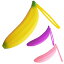 シリコン製バナナポーチ バナナケース ペンケース メガネケースとしても ネコポス便は送料無料