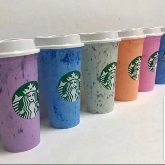 スターバックスコーヒー タンブラー スターバックス マーブルカラータンブラー 6個セット　宅急便