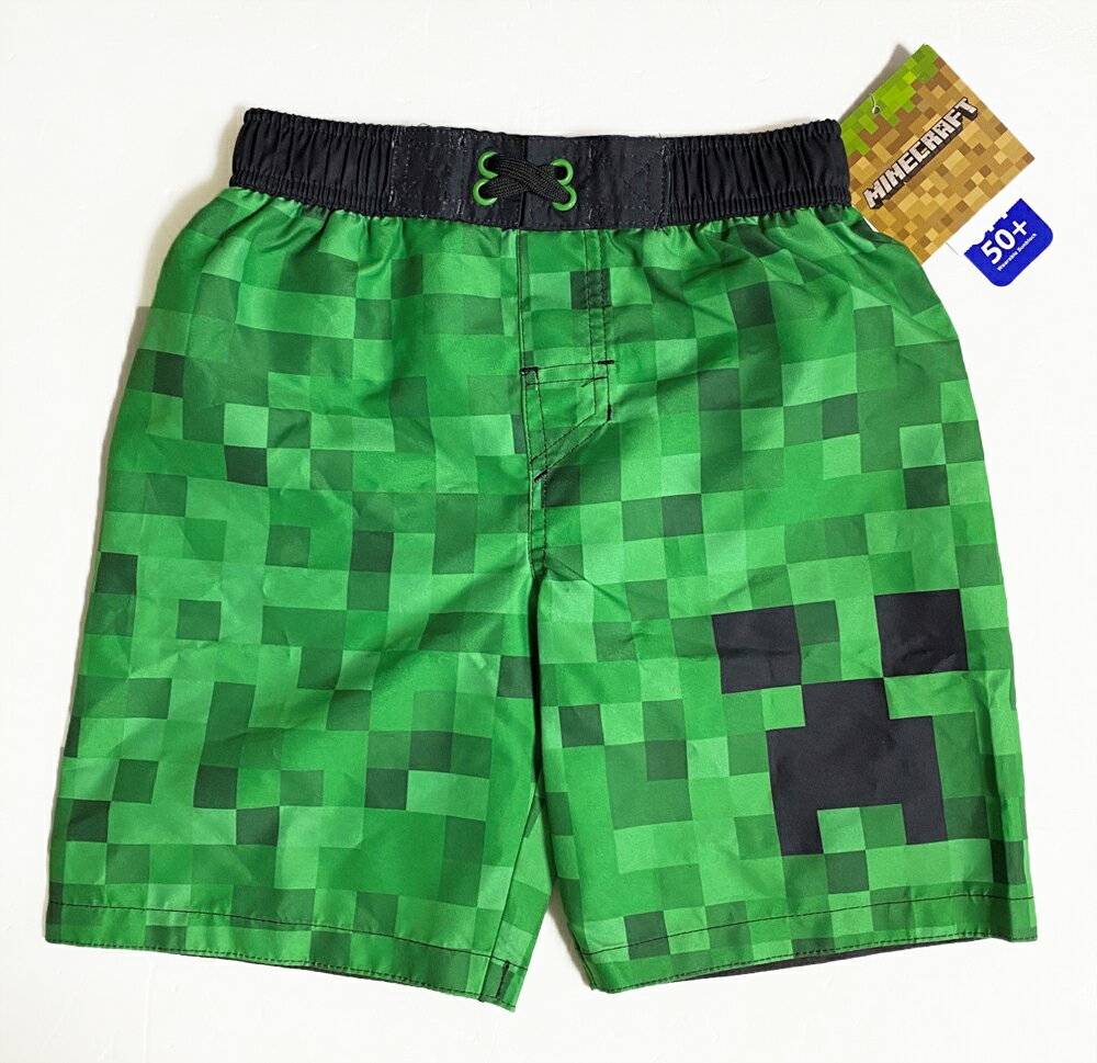 MINECRAFT マインクラフト クリーパーキッズ 海水パンツ 水着 子供 キッズ【激レア 日本未発売】ネコポス便は送料無料