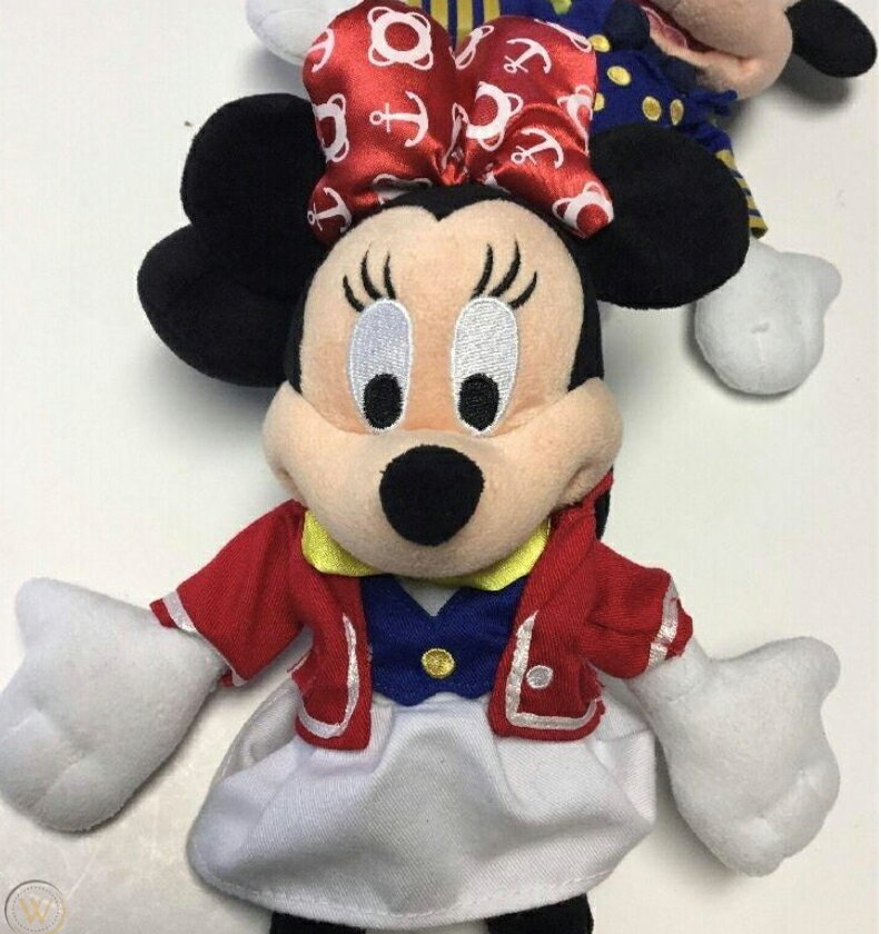 超激レア！Disney cruise line限定商品 ミッキーマウス/ミニーマウスぬいぐるみ40cm宅急便送料無料