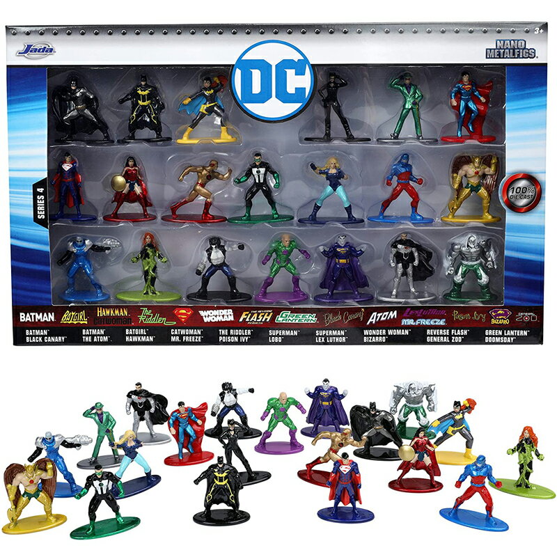 Jada Toys DC Comics DCコミックス メタルフィギュア20体セット nano figures 宅急便