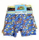 スーパーマリオブラザーズ キッズ用ボクサーパンツ4枚セット
