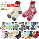 ＼5足 1000円ポッキリ／ キッズ 靴下 AMPERSAND アンパサンド ソックス 福袋 子供 5足入り 男の子 女の子 白 スポーツ ミニー ディズニー ジュニア 1000円ぽっきり ポイント消化 送料無料 【17周年】の商品画像