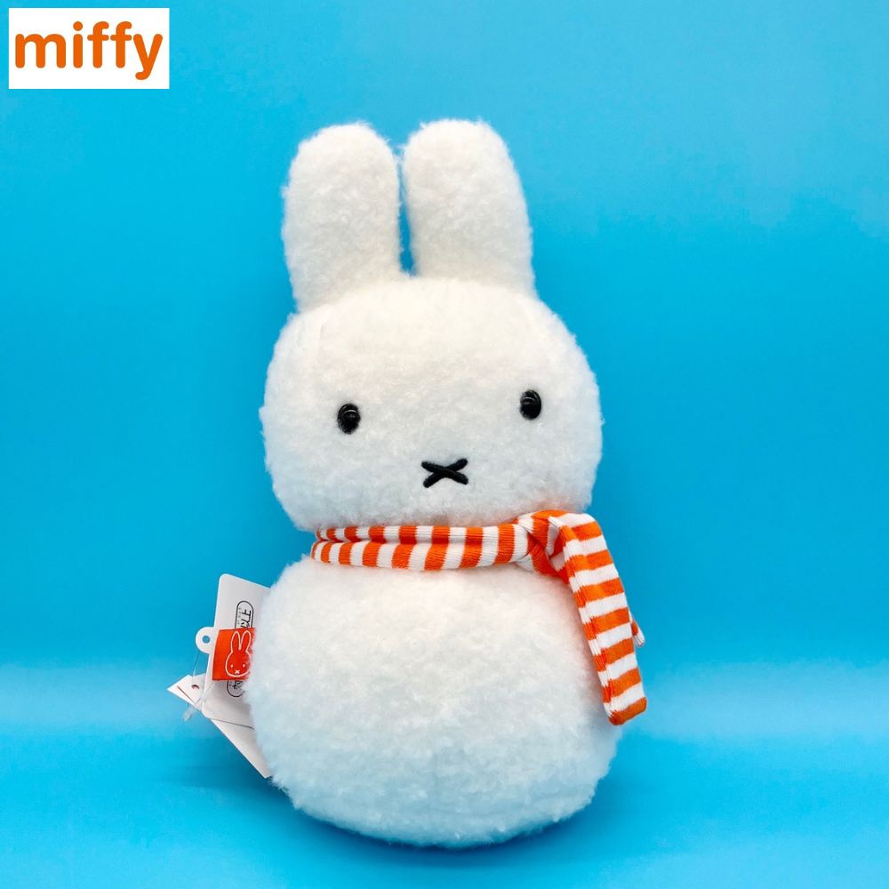 ＼ラッピング無料／ミッフィー ぬいぐるみ ゆきだるま 高さ約25cm Bruna ディックブルーナ miffy グッズプレゼント 誕生日 ギフト ファーストトイ クリスマス 出産祝い 国内正規品 製品保証のサムネイル