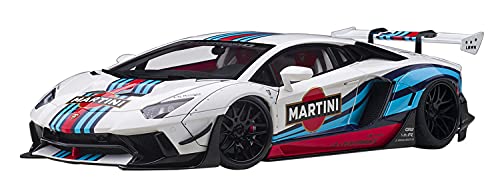 AUTOart 1/18 リバティーウォーク LB-WORKS ランボルギーニ アヴェンタドール リミテッドエディション マルティニ 完成品 79185