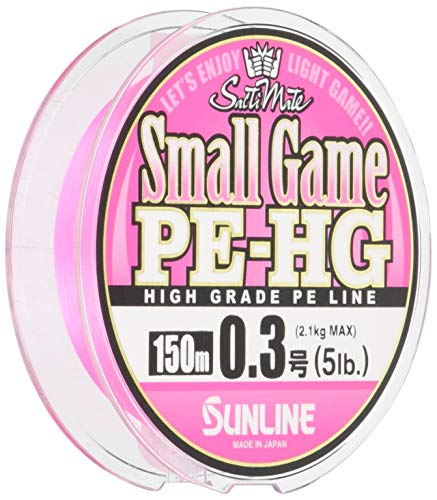 サンライン(SUNLINE) PEライン ソルティメイト スモールゲーム HG 150m 0.3号 5lb サクラピンク