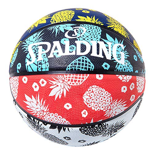 ◆商品名：SPALDING(スポルディング) バスケットボール トロピカル ラバー 7号球 84-322J バスケ バスケット 素材:ラバー サイズ:7号球 春夏シーズンにピッタリなトロピカルカラーのラバーボールです。柄をよく見るとバスケットボールが隠れています。バッグ、アパレルと同シリーズです。アウトドアでのプレーに適した耐久性に優れるラバーを使用。 部門名:メンズ 春夏シーズンにピッタリなトロピカルカラーのラバーボールです。柄をよく見るとバスケットボールが隠れています。バッグ、アパレルと同シリーズです。アウトドアでのプレーに適した耐久性に優れるラバーを使用。