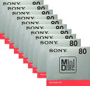 ◆商品名：SONY 録音用ミニディスク　MD 80分 10枚セット　MDW80T SONY 録音用ミニディスク　MD 80分 10枚セット　MDW80T