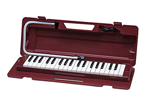 ヤマハ YAMAHA ピアニカ 鍵盤ハーモニカ マルーン P-37D フル3オクターブの広音域 スムーズなタッチ感のブレない鍵盤 軽量でコンパク