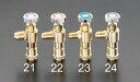 エスコ (ESCO) EA104AD-24 UNF7/16"-20 (R22・R22・R502)ミニコントロールバルブ EA104AD-24