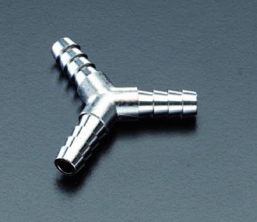 仕様：●メーカー:アソー(ASOH)●型番:HY-3008●タケノコ外径:8mm●タケノコ内径:4mm●タケノコ長:18mm●適合ホース内径※:7mm●使用圧力:3.45MPa以下●使用温度:-50~150°C●材質:真鍮(クロムメッキ)●三方向にホースを接続するための接手です。●ホースを使った分岐に最適です。●見た目も綺麗なクロムメッキ仕上げです。●※適合ホース内径はホース材質により多少誤差が生じます。商品画像に関する注意事項：●画像に数字等の情報が入っている場合は、　品番末尾が対象商品の画像となります。