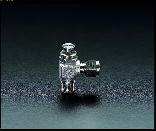 エスコ (ESCO) EA425DG-62 R 1/4"x 6mm ニードルバルブ(ステンレス製) EA425DG-62 【2個セット】