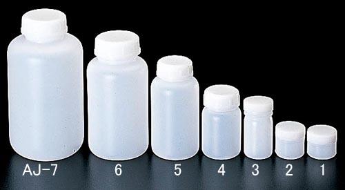 エスコ (ESCO) EA508AJ-5 φ 63x123mm/250ml 広口ポリ容器(中蓋付) EA508AJ-5 【27個セット】
