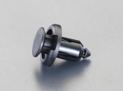エスコ (ESCO) EA527CP-113 6.5-7.0mm/ φ10mm プッシュリベットクリップ(10個) EA527CP-113 【4袋セット】