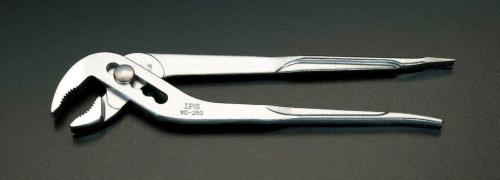 エスコ (ESCO) EA531D-250 47mm/250mm ウォーターポンププライヤー(ドライバー付) EA531D-250 【3丁セット】