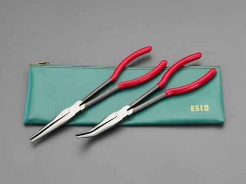 エスコ (ESCO) 280mm ロングノズルプライヤーセット EA537FA-10
