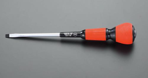 エスコ (ESCO) EA557AK-100 6x100mm [-]ドライバー(パワーグリップ貫通柄) EA557AK-100 【9本セット】