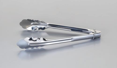 エスコ (ESCO) EA595K-33 400mm リング付トング(ステンレス製) EA595K-33 【10本セット】