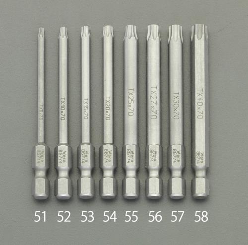  (ESCO) T20x 70mm [Torx]ɥ饤Сӥå EA611GM-54