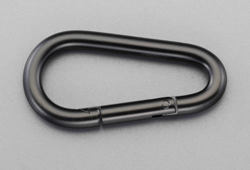 エスコ (ESCO) EA638JP-103 80x11.0mm スナップフック(スチール製/黒) 