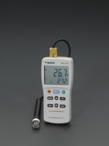 エスコ (ESCO) EA701SG-1 -73.3 /+1371゜C デジタル温度計 EA701SG-1