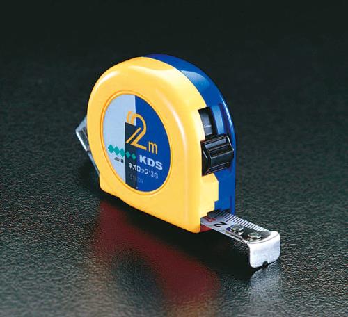 エスコ (ESCO) EA720CB-2 13mmx2.0m メジャー(ストップ付) EA720CB-2 【8個セット】