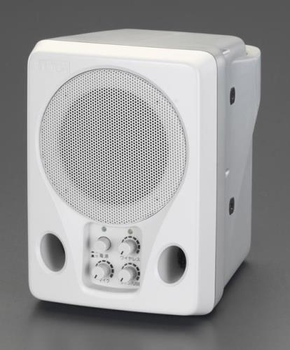 仕様：●メーカー…TOA●型番…WA-1801●800MHz帯●電源：AC100V(50/60Hz)●定格出力：10W(最大15W)●出力音圧レベル：89dB（1W，1m）●受信周波数：806.125〜809.750MHz（B型30波のうち1波選択）●周波数特性：100〜15000Hz●入力：ワイヤレスマイク：1回路、有線マイク：1回路、ライン入力：モノラルホーンジャック、ステレオミニジャック（ミキシング）、USBポート●アンテナ方式：内蔵アンテナ●サイズ：175(W)×208.5(D)×236.6(H)mm●重量：3.7kg●ワイヤレスマイク1本、有線マイク1本、ライン入力2系統同時使用可能●ワイヤレス・有線マイクロホンによる拡声を行いながら、BGMや効果音を使用できるワイヤレススピーカーです。●高品質のスピーカーを採用した、ダイバシティタイプ、定格出力10Wのポータブル型ワイヤレススピーカーです。●水晶制御PLLシンセサイザー方式の800MHz帯ダイバシティチューナーを内蔵しています。●USBポートを装備していますので、パソコンから音楽を流せます。●【別売品】◆ワイヤレスチューナーユニット：EA916X-24W◆ワイヤレスマイク：EA763CF-1、EA763CF-11B◆EA763CF-11Bワイヤレスマイク用充電器：EA763CF-2A商品画像に関する注意事項：●画像に数字等の情報が入っている場合は、　品番末尾が対象商品の画像となります。