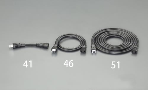 エスコ (ESCO) EA815GA-46 AC125V/12Ax1.0 m 延長コード EA815GA-46 【6本セット】