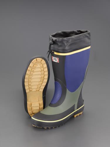 エスコ (ESCO) EA910LL-26A 26.0cm 長靴(天然ゴム・ネイビー) EA910LL-26A 【2足セット】