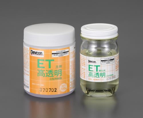 エスコ (ESCO) EA942GB 300g 高透明エポキシ樹脂 EA942GB 【2STセット】