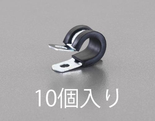 【スーパーSALE対象商品】エスコ (ESCO) 14.3-15.9mm パイプクランプ(ゴムライナー付/10個) EA947FE-8A