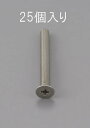 【SALE価格】エスコ (ESCO) EA949NB-310 M3 x10mm 皿頭小ねじ(ステンレス製/25本) EA949NB-310