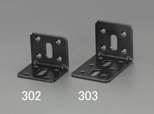 エスコ (ESCO) EA951EB-303 42x 62x 45mm 連結金具(スチール製・黒塗装) EA951EB-303 【16個セット】