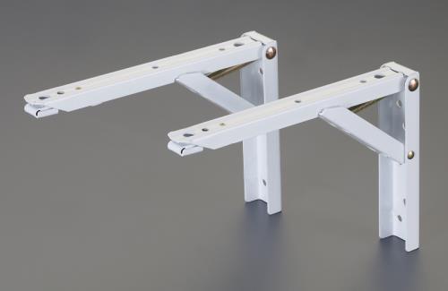 乐天商城 - エスコ (ESCO) EA951EG-13 292x135x31mm折畳み棚受け/ワンタッチ式(白/2個) EA951EG-13 【2組セット】