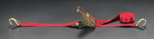 【SALE価格】エスコ (ESCO) EA982B-1 25mmx5.0m/ 200kg ベルト荷締機(ラチェット式) EA982B-1