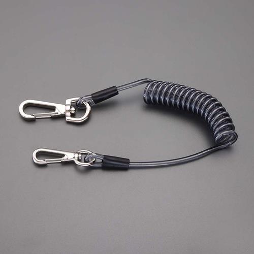 エスコ (ESCO) EA983SM-36 430-1400mm セーフティループ(黒) EA983SM-36 【3本セット】