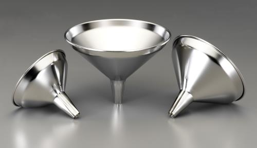 エスコ (ESCO) φ120-180mm じょうご(ステンレス製/3個組) EA992CA