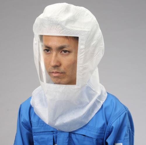 エスコ (ESCO) EA996AW-1 使い捨て頭巾(SMS不織布/10枚) EA996AW-1 【3袋セット】