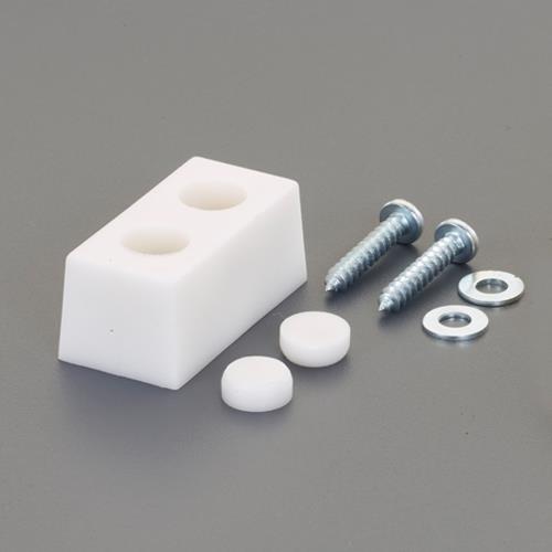 【SALE価格】エスコ (ESCO) 35x15mm 戸当リ(ホワイト) EA951LG-67